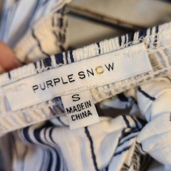 Purple Snow Sm Striped Sundress - Picture 3 of 12